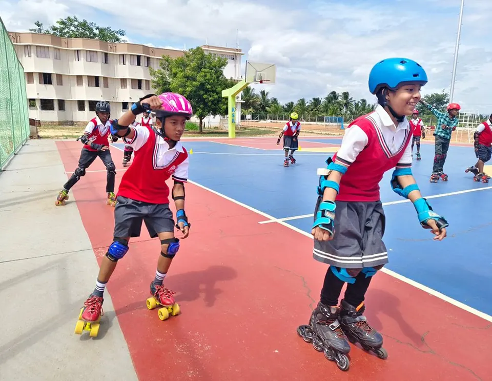 Skating at Akshara