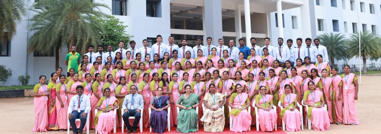 The Akshara teaching staff gathered on campus